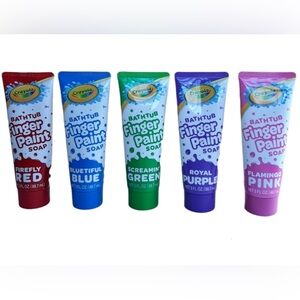 Crayola 5-Pack Children's Multi-Color 3oz Bathtub Finger Paint Soap Tubes